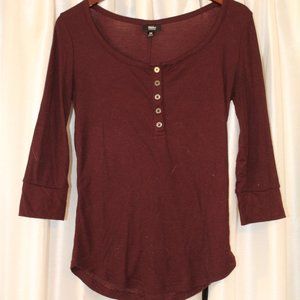 Massimo Maroon Henley